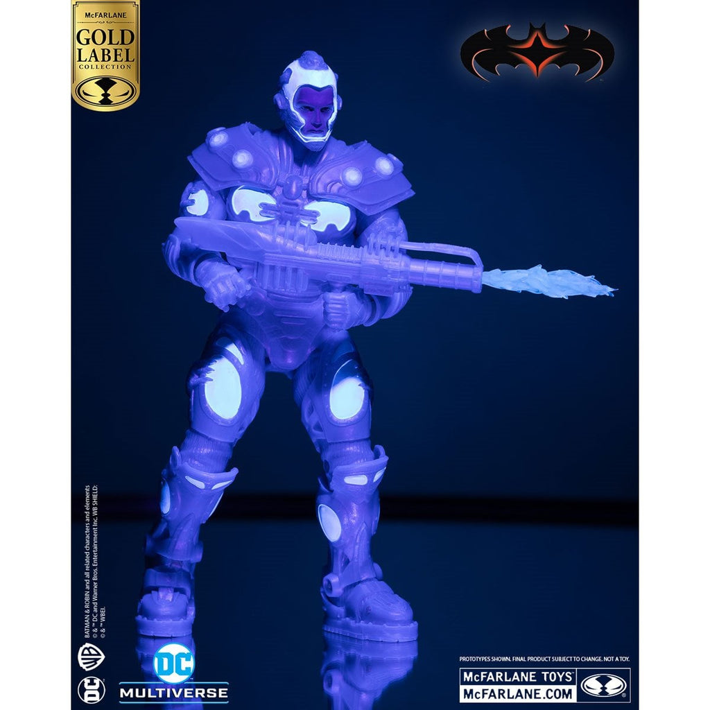 DC Multiverse Batman and Robin Mr. Freeze Black Light Gold Label 7-Inch Action Figure - Entertainment Earth Exclusive