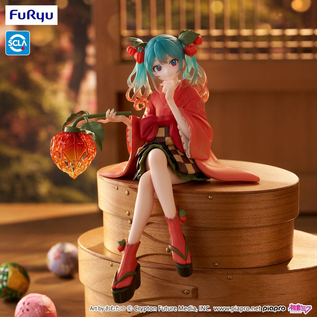 Vocaloid Hatsune Miku Flower Fairy Winter Cherry Noodle Stopper Statue