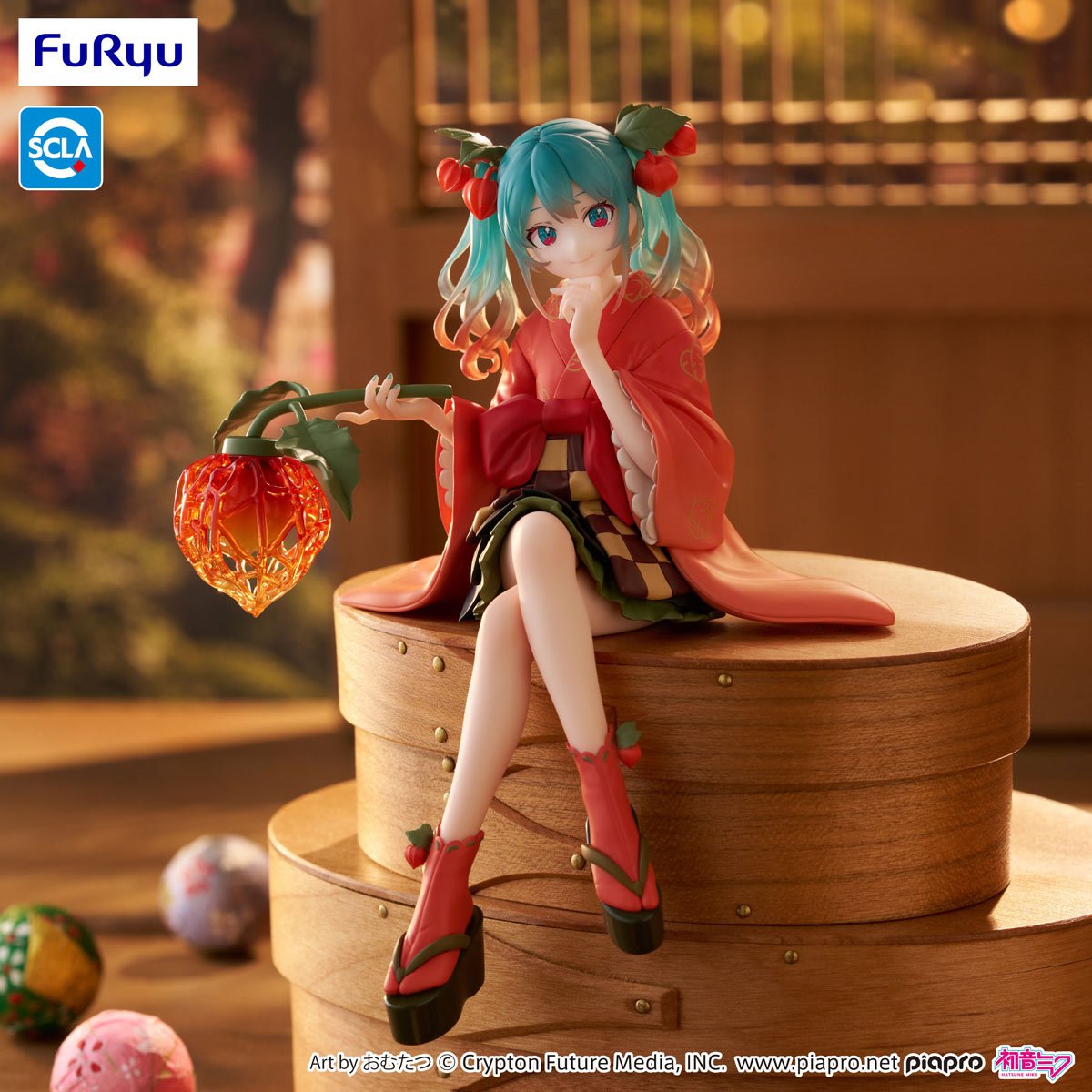 Vocaloid Hatsune Miku Flower Fairy Winter Cherry Noodle Stopper Statue