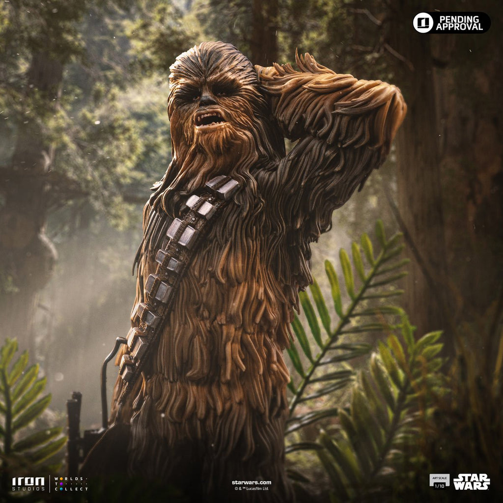 Star Wars: Return of the Jedi Chewbacca and Tokkat 1:10 Art Scale Limited Edition Statue