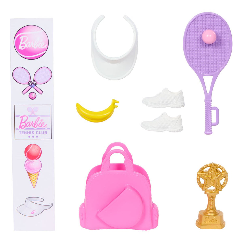 Barbie Team Barbie Roll & Reveal Tennis Player Doll and Accessories