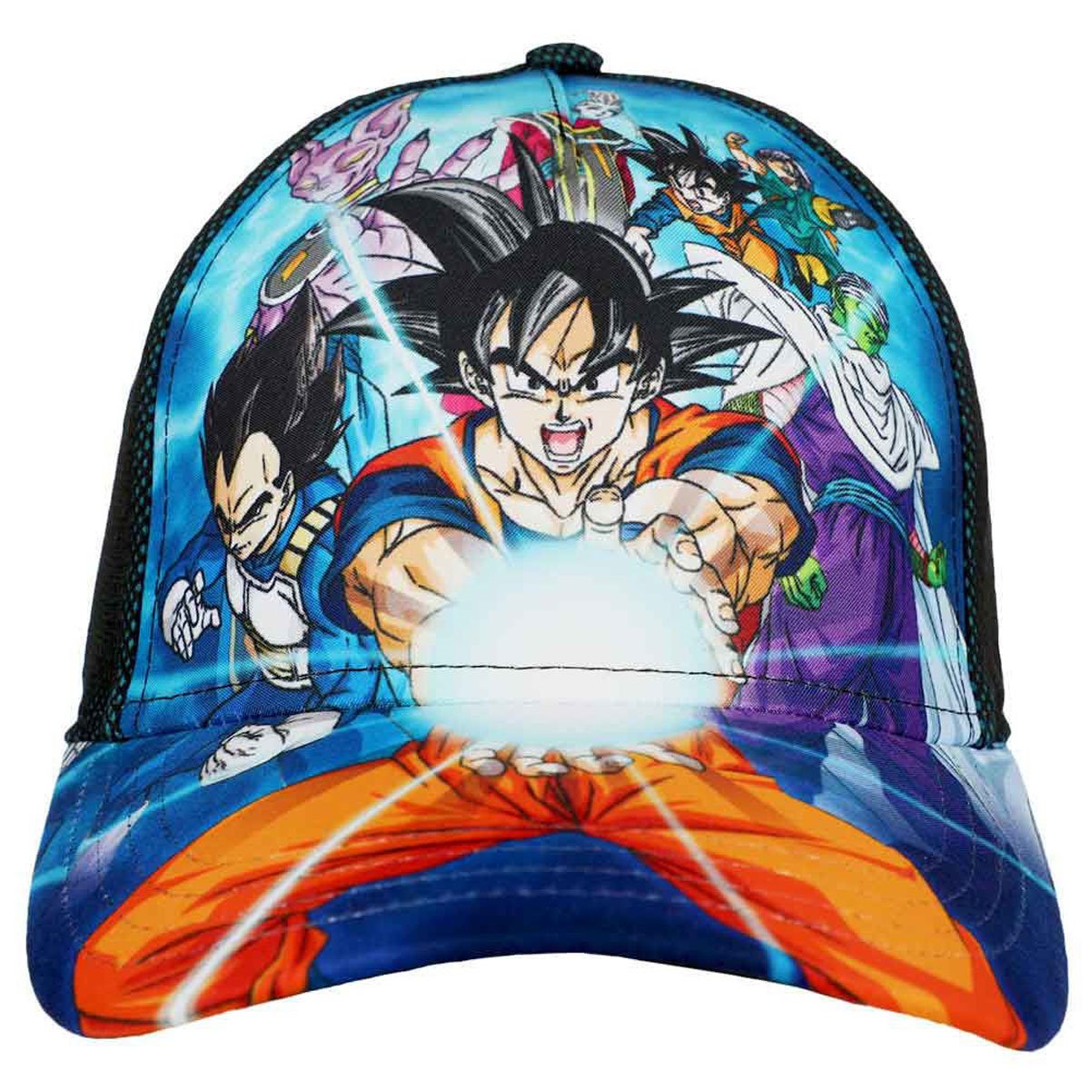 Dragon Ball Z Goku Kamehameha and Characters Trucker Hat