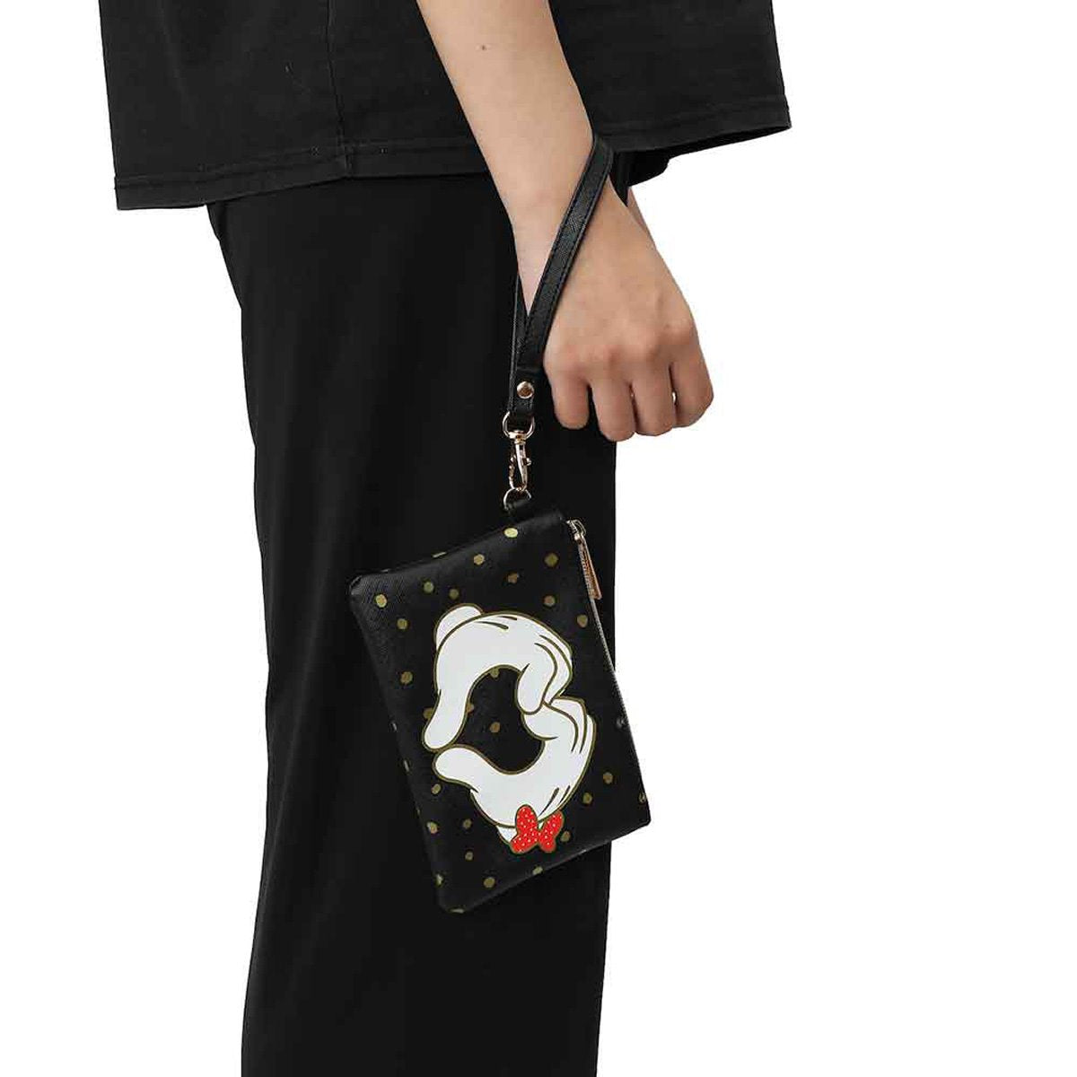 Mickey and Minnie Mouse Love Travel Cosmetic Bag Set of 3