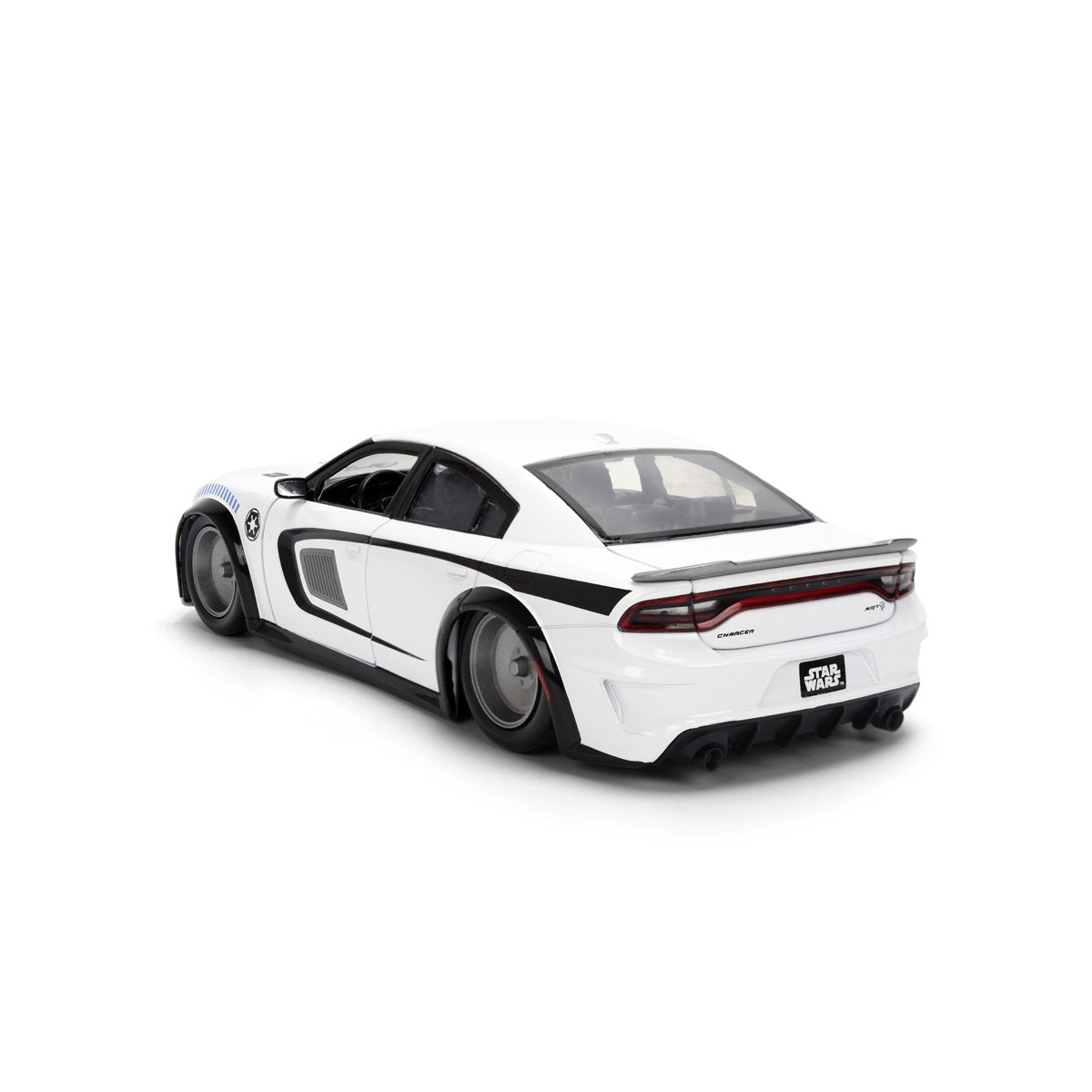 Hollywood Rides Star Wars 2021 Dodge Charger SRT Hellcat 1:24 Scale Die-Cast Metal Vehicle with Stormtrooper Figure