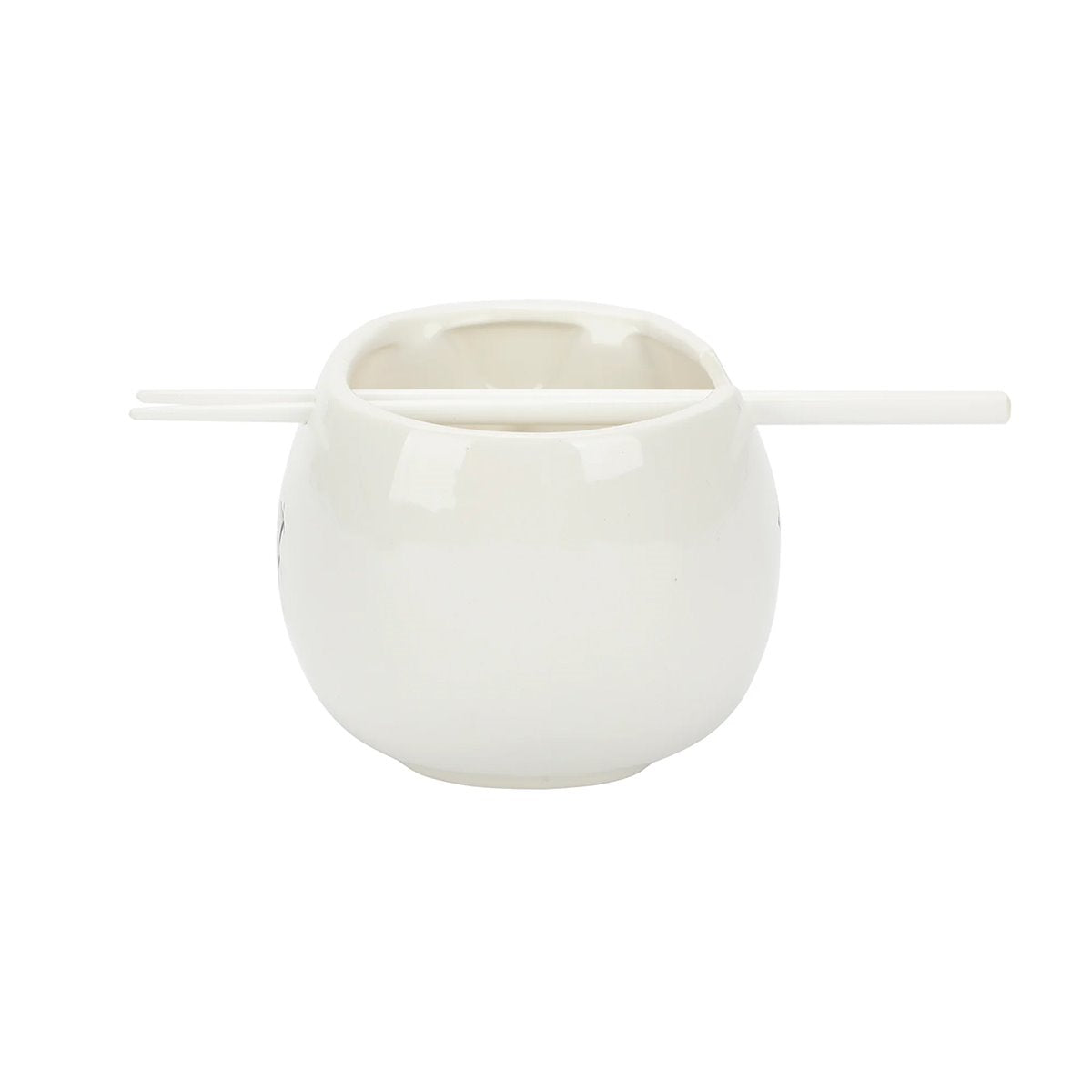 The Nightmare Before Christmas Jack Skellington Ceramic Ramen Bowl with Chopsticks