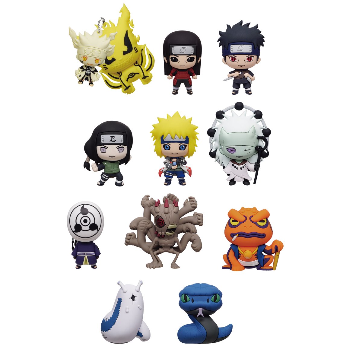 Naruto: Shippuden Series 8 3D Foam Bag Clip Display Case of 24