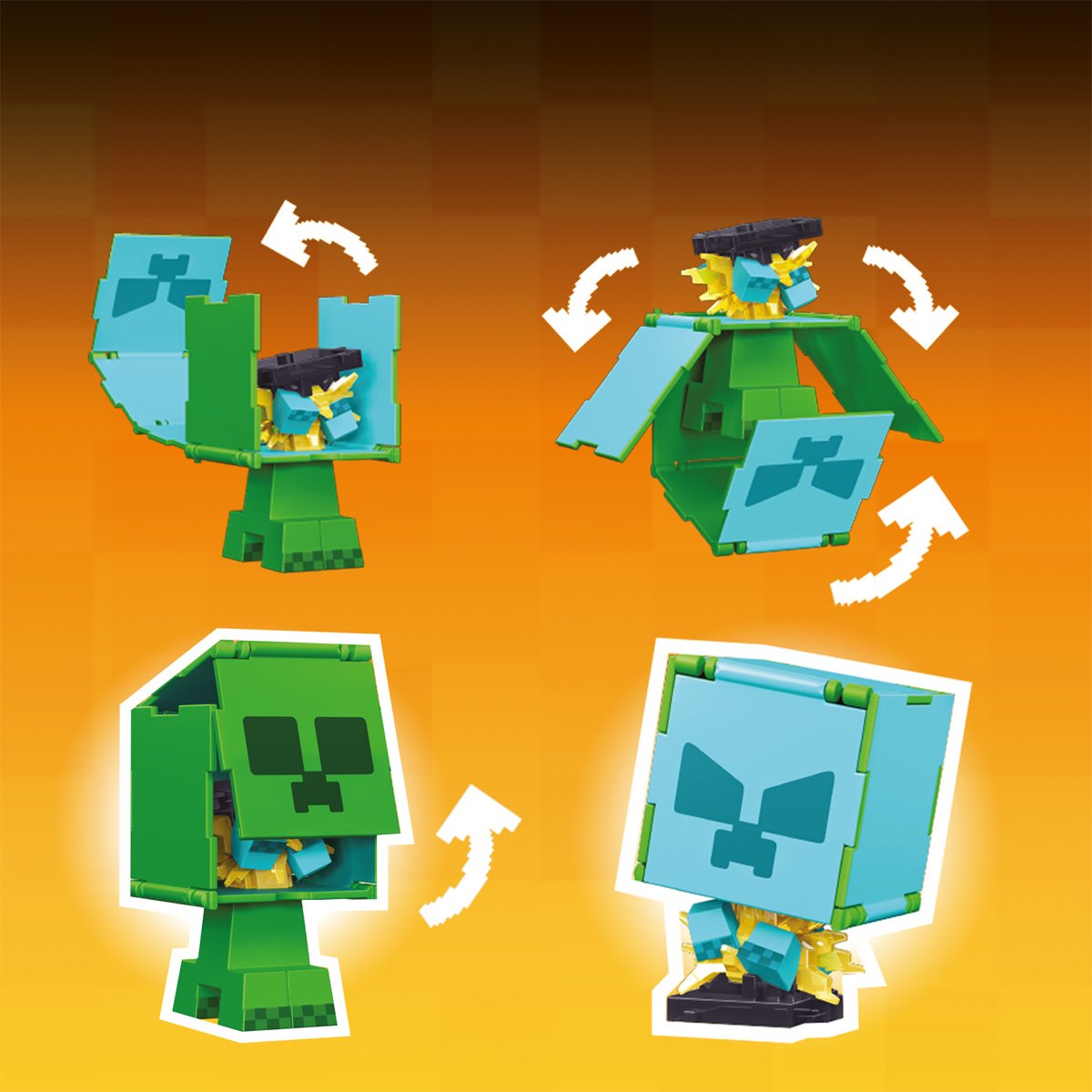 Minecraft Flippin' Figs Mini-Figure Case of 5