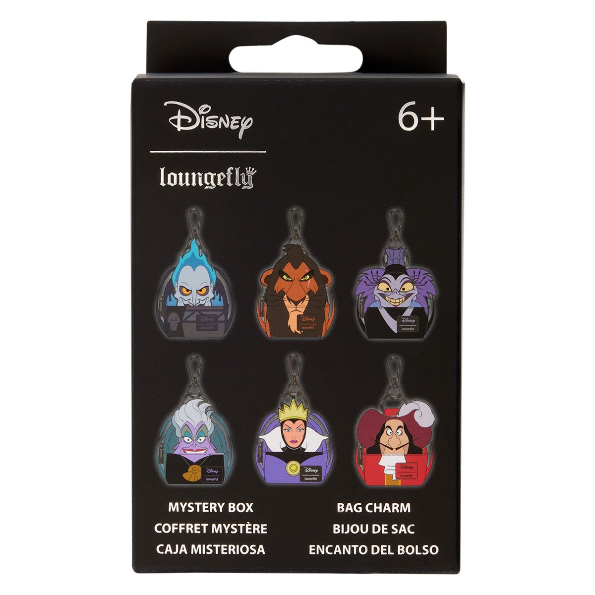 Disney Villains Mini-Backpack Mystery Box Bag Charm Random 1 Pack