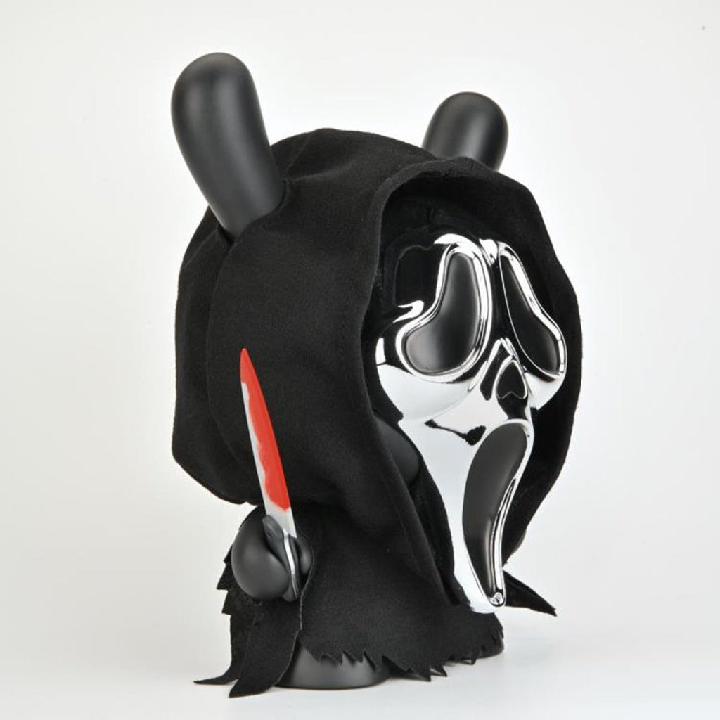 Ghost Face Chrome Mask Version 8-Inch Limited Edition Dunny Statue