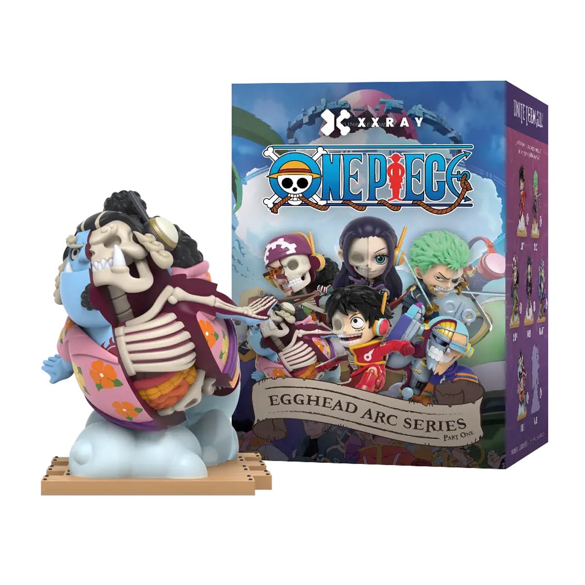 One Piece Series 9 Egghead Arc Edition Part 1 XXRAY Mini-Figure Display Tray of 6