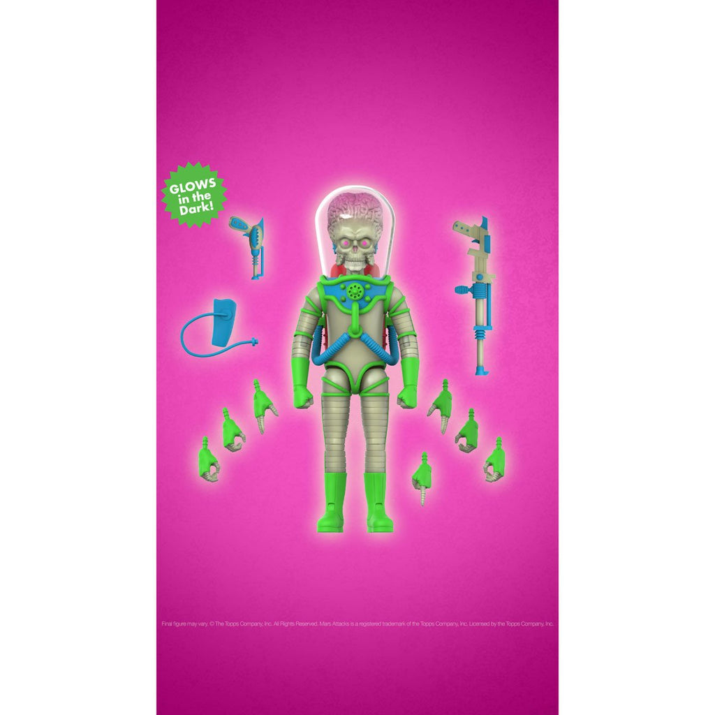 Mars Attacks! Ultimates Martian (Invasion Begins Glow-in-the-Dark) 7-Inch Scale Action Figure