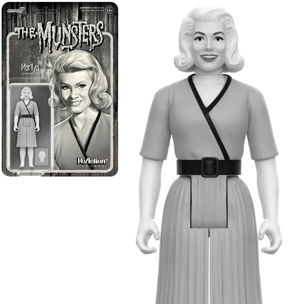Munsters Marilyn (Grayscale) 3 3/4-Inch ReAction Figure