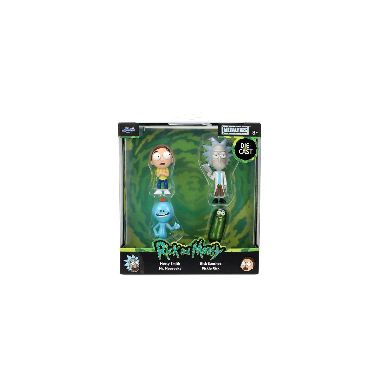 Rick and Morty Wave 1 MetalFigs 2 1/2-Inch Die-Cast Metal Mini-Figure 4-Pack