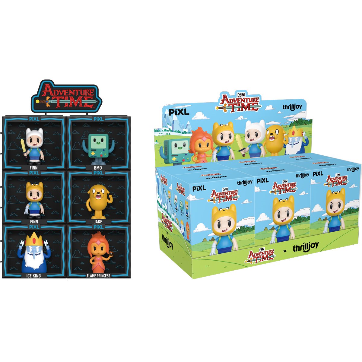 Adventure Time Blind Box PIXL Mini-Figure Display Case of 6