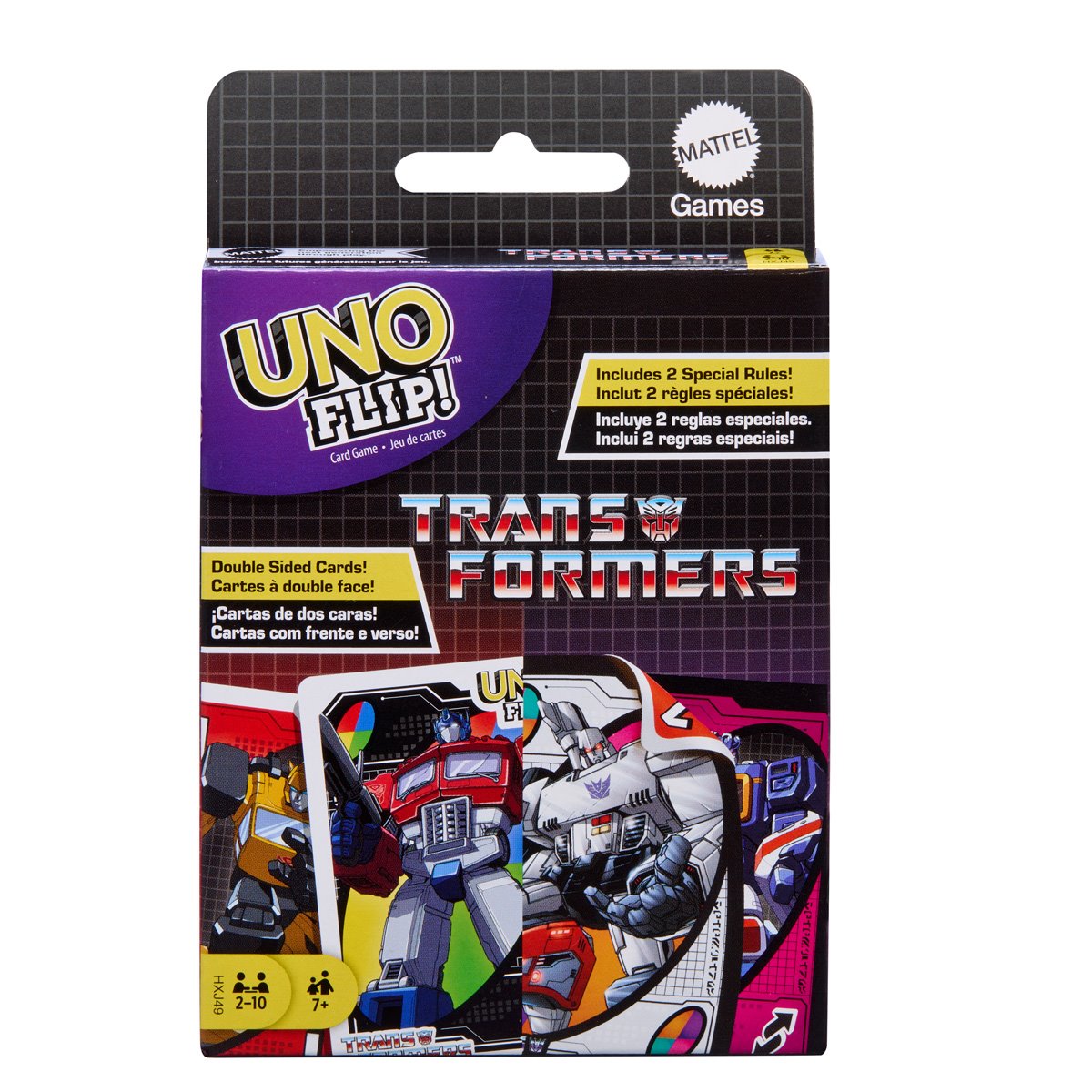 Transformers UNO Flip Card Game