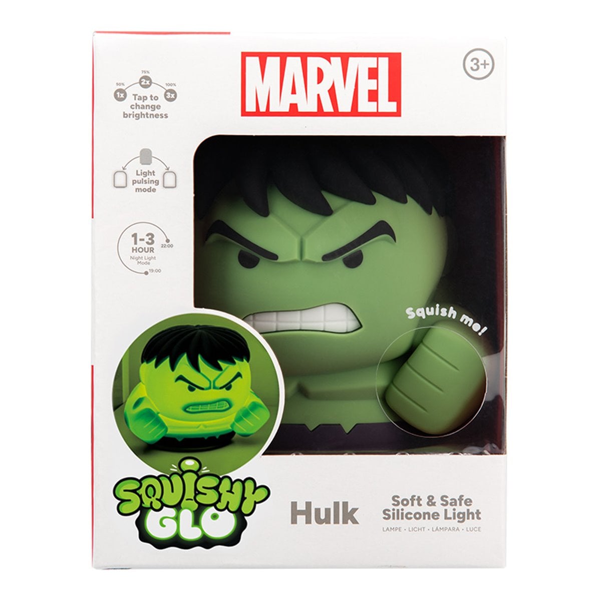 Hulk SquishyGlo Silicone Rechargeable Light