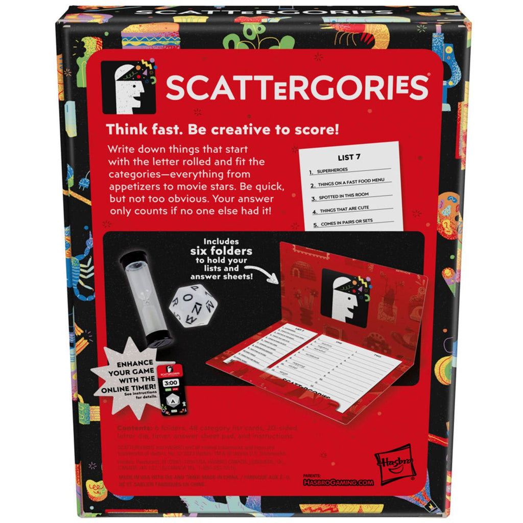 Scattergories Game