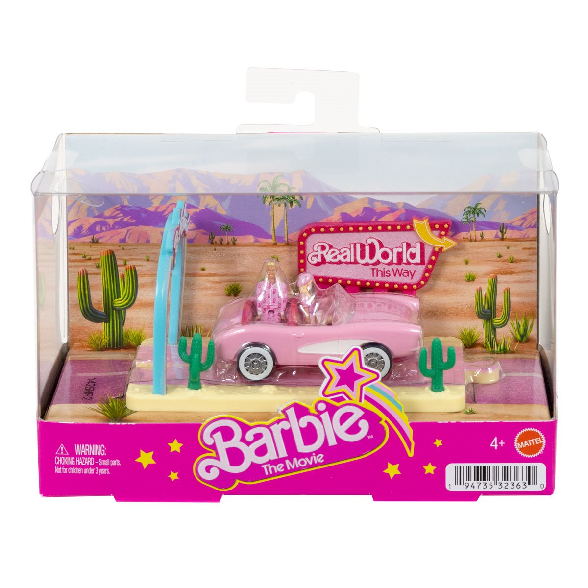 Mini BarbieLand Barbie Movie Doll and Vehicle Playset Case of 4