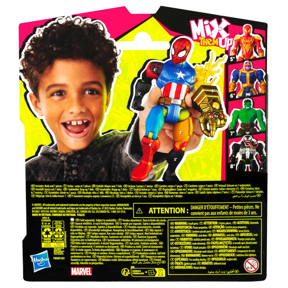 Spider-Man MixMashers Action Figures Wave 1 Case of 8