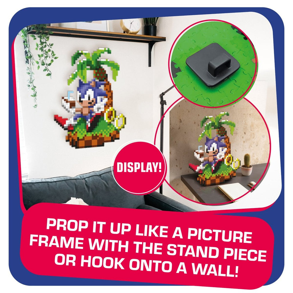 Sonic the Hedgehog Chillin' Sonic Jixelz Remix 1,200-Piece Puzzle
