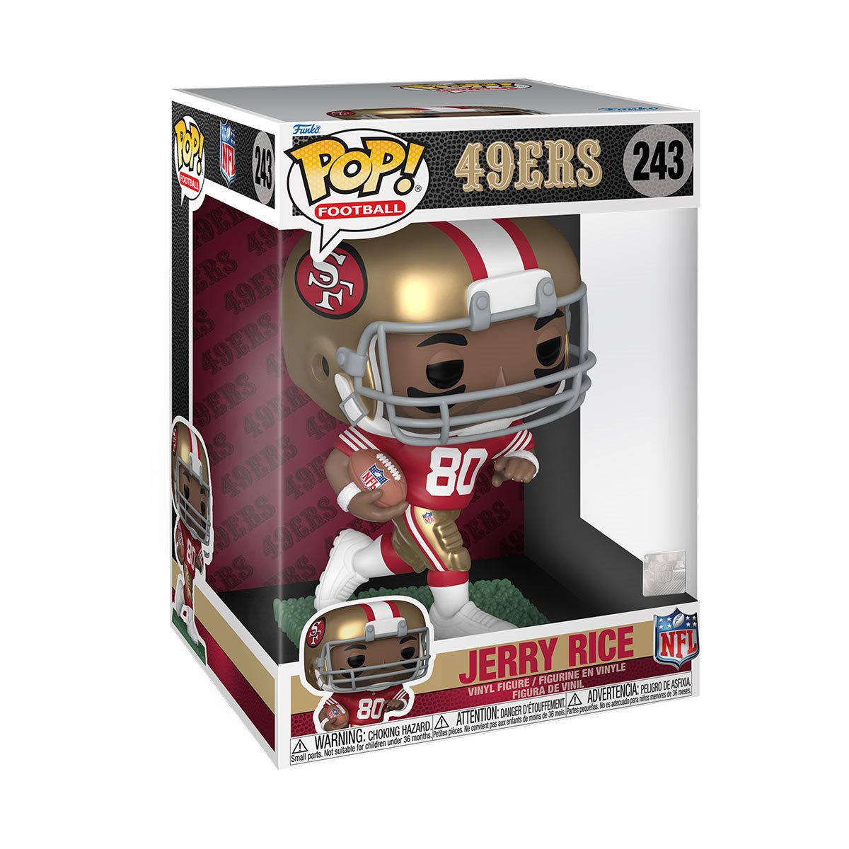 NFL Legends 49ers Jerry Rice Jumbo Funko Pop! Vinyl Figure #243
