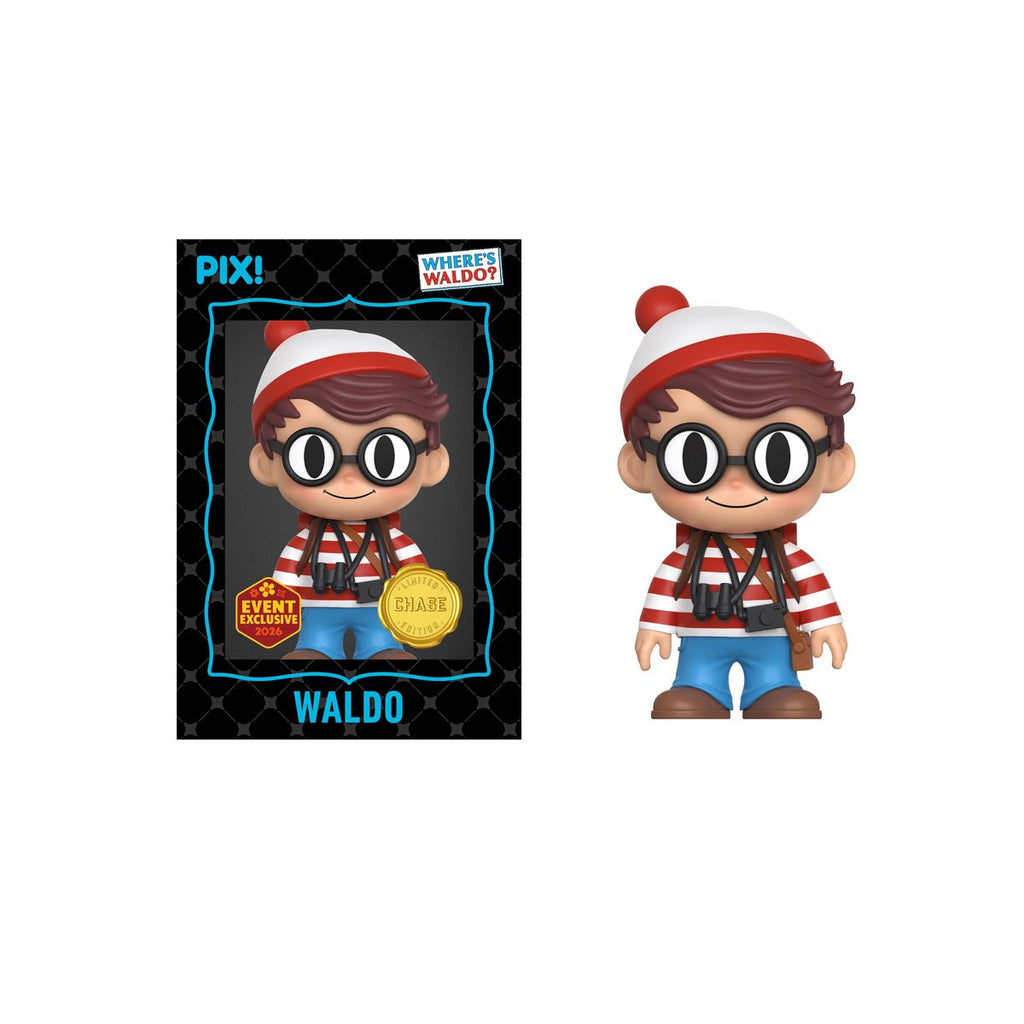Where's Waldo Waldo with Cane Pix! Vinyl Figure - 2026 Convention Exclusive