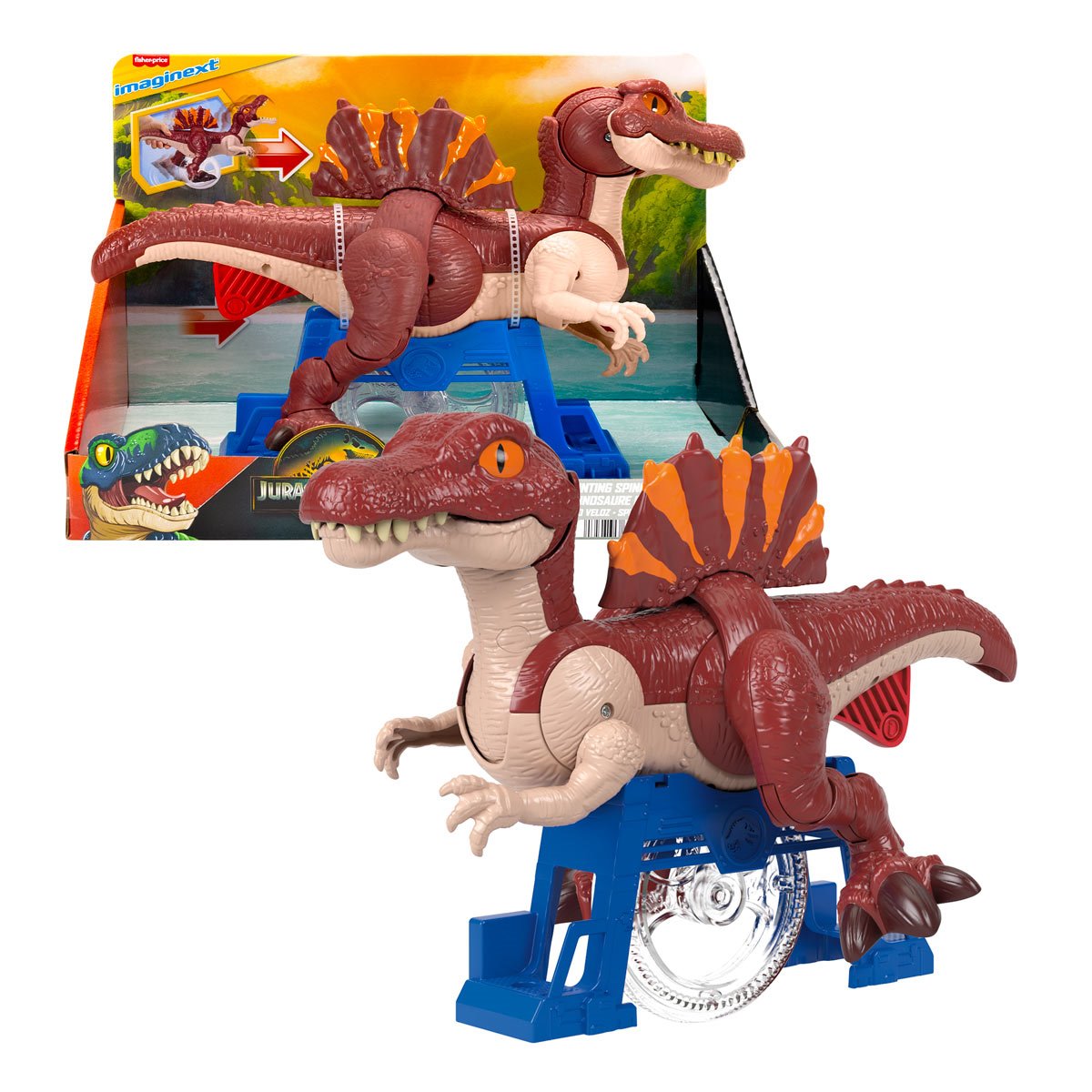 Jurassic World Imaginext Sprinting Spinosaurus Action Figure