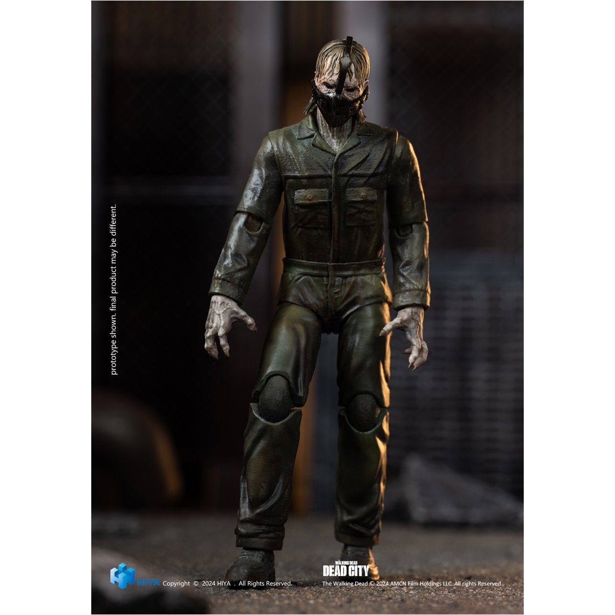 The Walking Dead: Daryl Dixon Dark Eyes Walker Exquisite Mini Series 1:18 Scale Action Figure