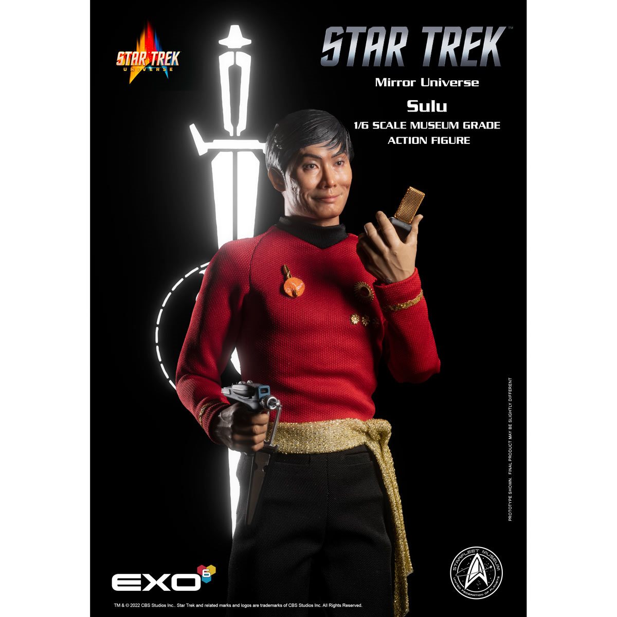 Star Trek: The Original Series Mirror Universe Sulu 1:6 Scale Action Figure