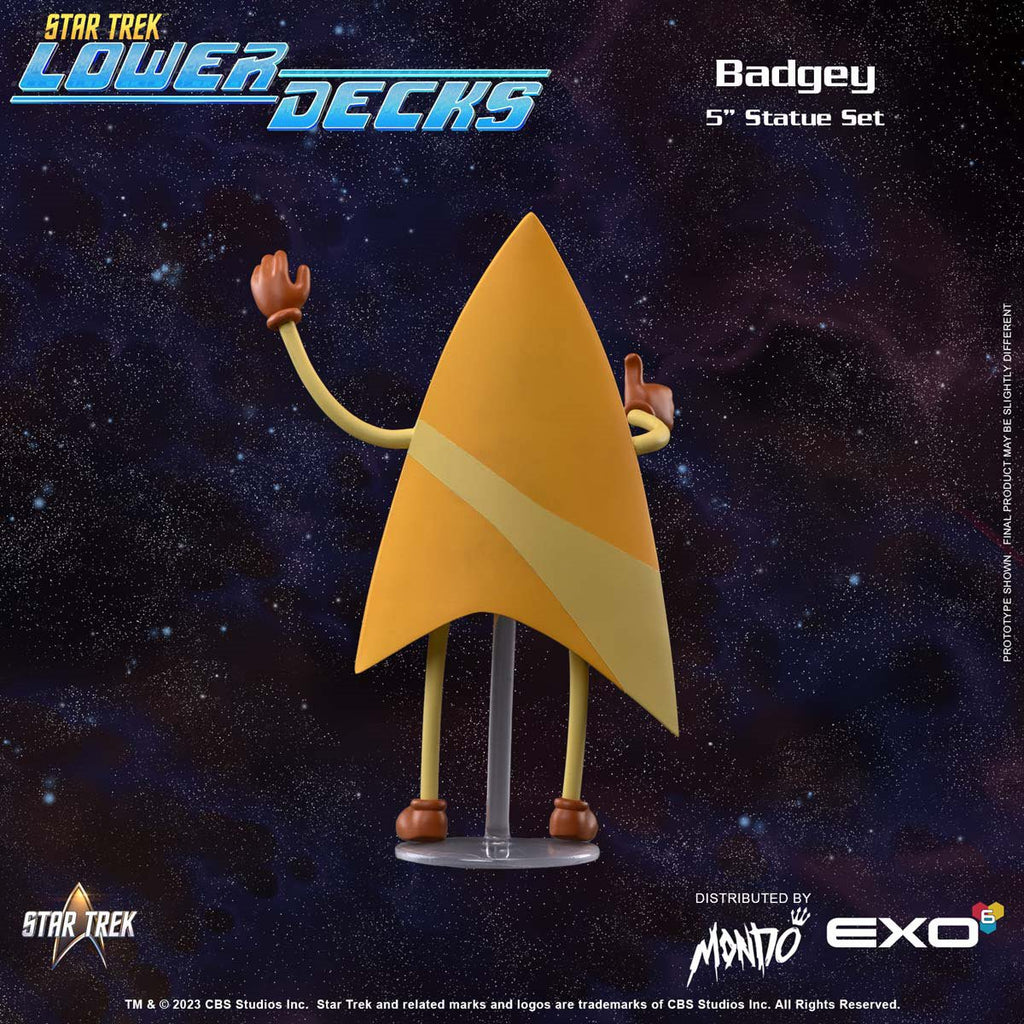 Star Trek: Lower Decks Badgey 7-Inch Statue 2-Pack