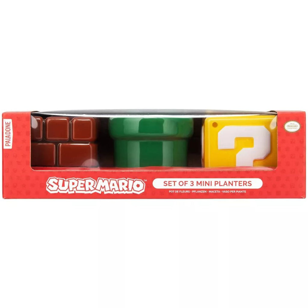 Super Mario Bros. Set of 3 Shaped Snack Bowls
