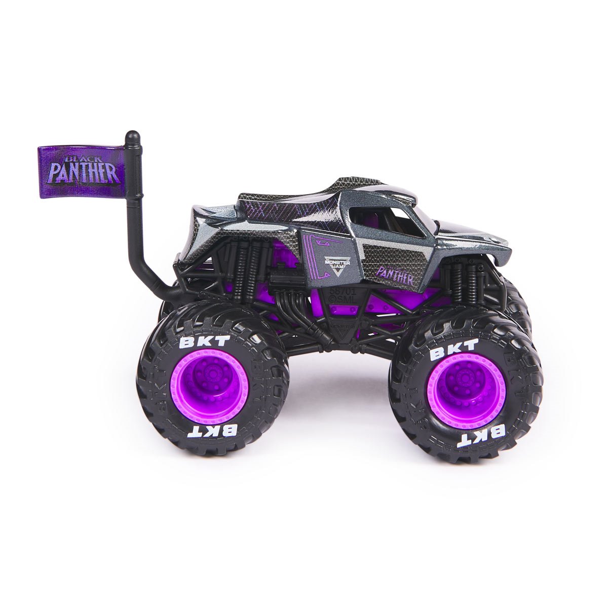 Monster Jam Marvel Monster Truck Single Pack Mix 4 1:64 Scale Vehicle Case of 4