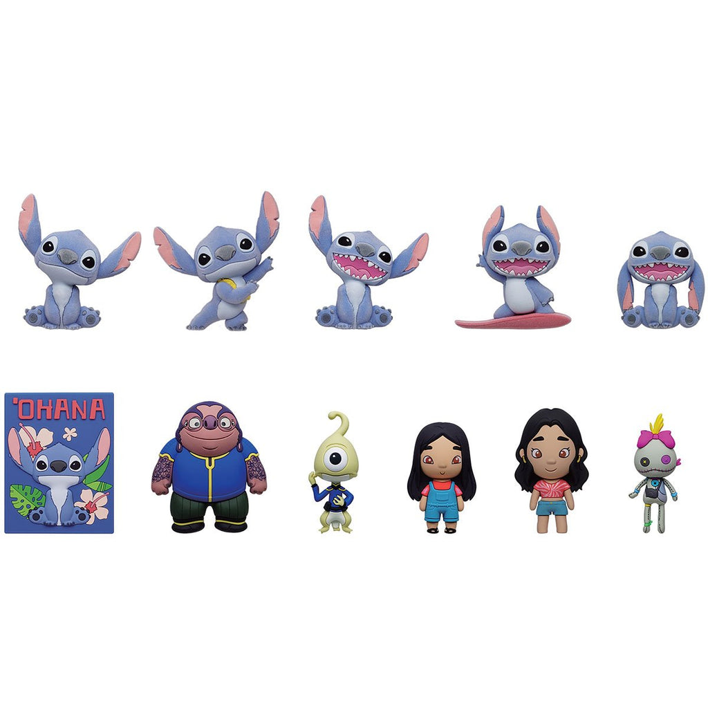 Lilo & Stitch Movie (2025) 3D Foam Bag Clip Random 6-Pack