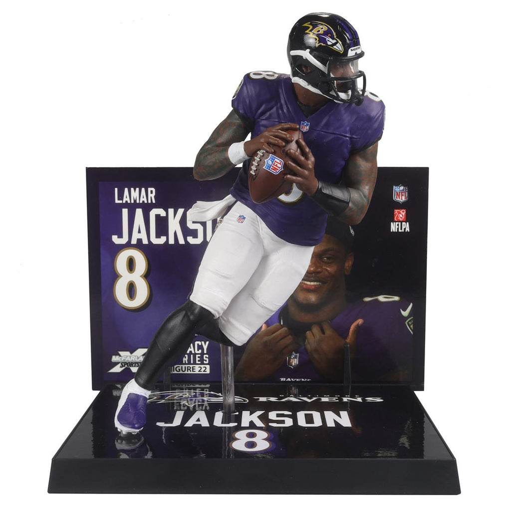 NFL SportsPicks 2024 Wave 2 Baltimore Ravens Lamar Jackson 7-Inch Scale Posed Figure