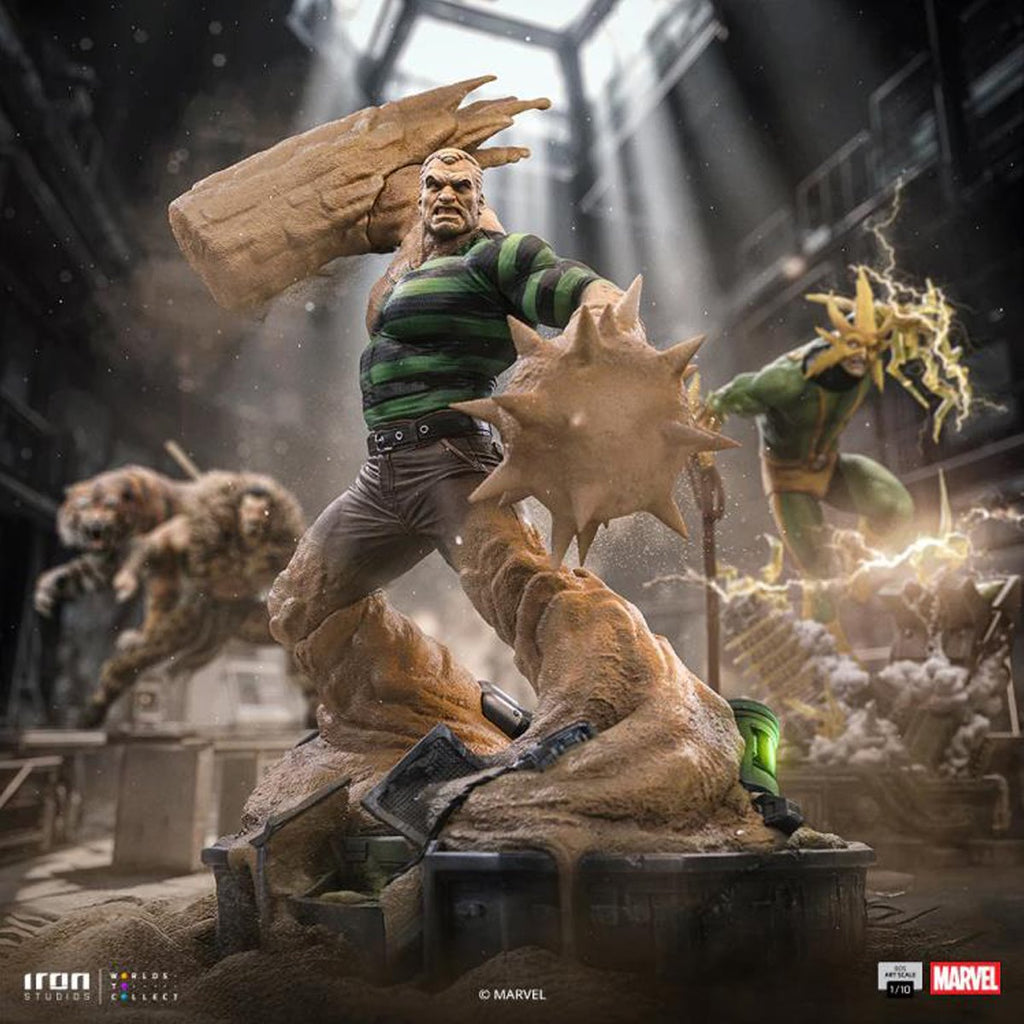 Sandman Spider-Man vs Villains Battle Diorama Series 1:10 Art Scale Limited Edition Statue