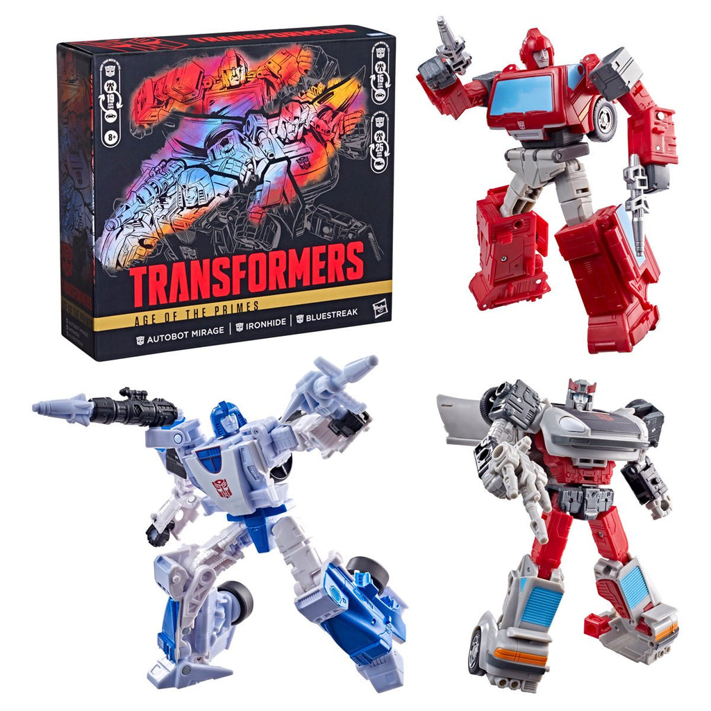 Transformers Age of the Primes Generations Selects Mirage, Ironhide, and Bluestreak Set