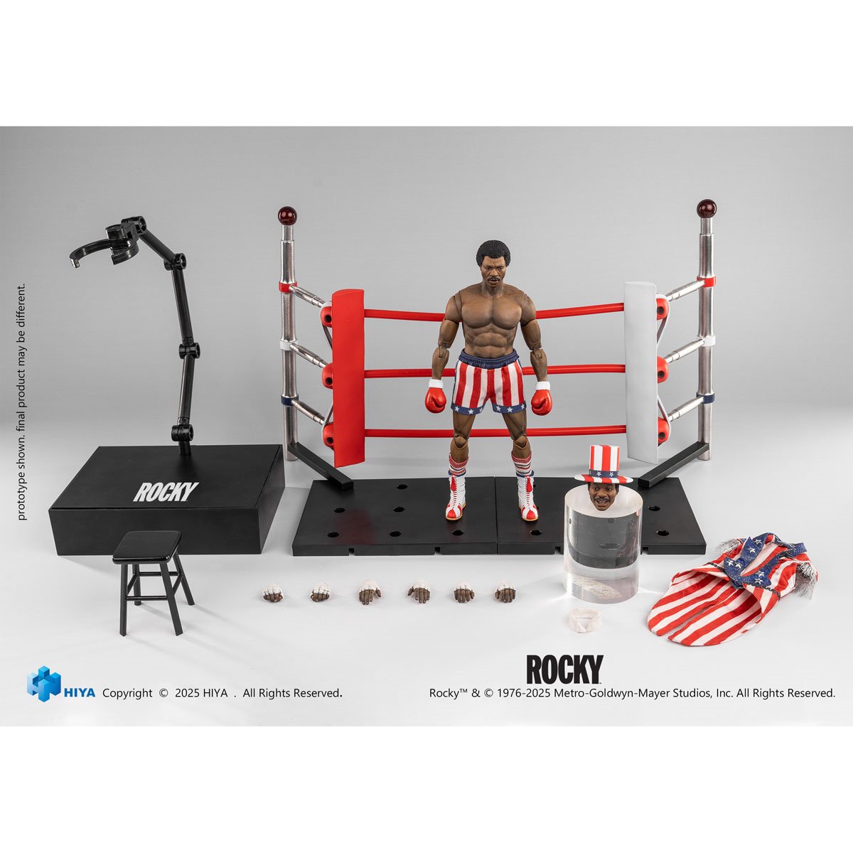 Rocky I Apollo Creed Exquisite Super Series 1:12 Scale Action Figure