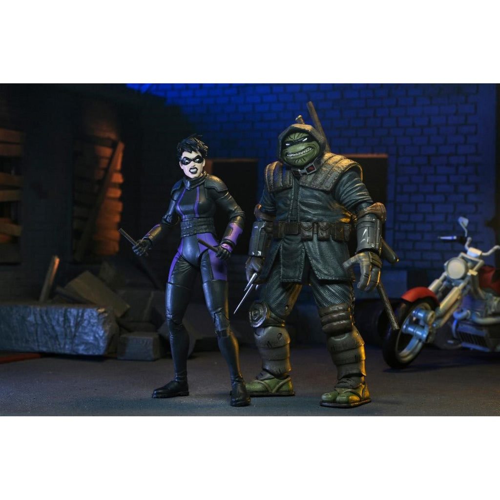 Teenage Mutant Ninja Turtles: The Last Ronin Casey Marie with Motorcycle 7-Inch Scale Action Figure
