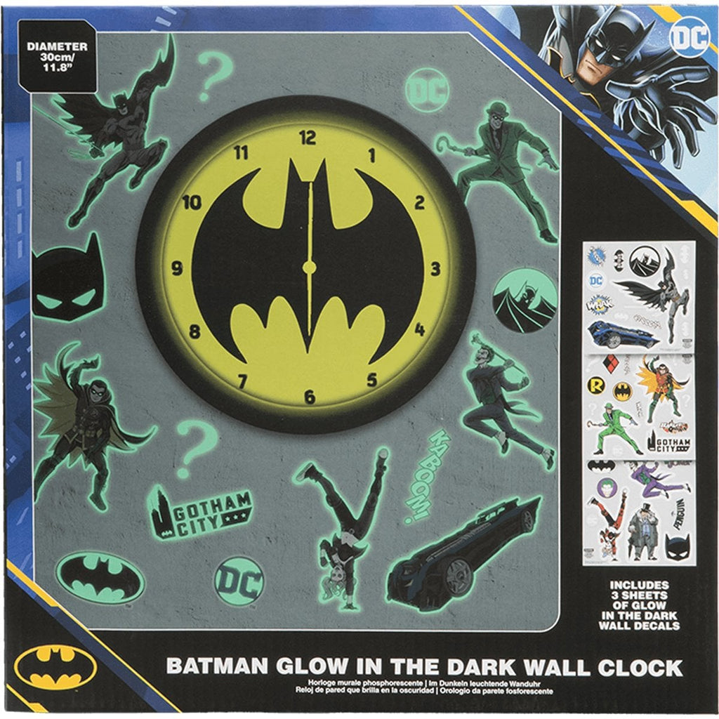 Batman Glow In The Dark Wall Clock