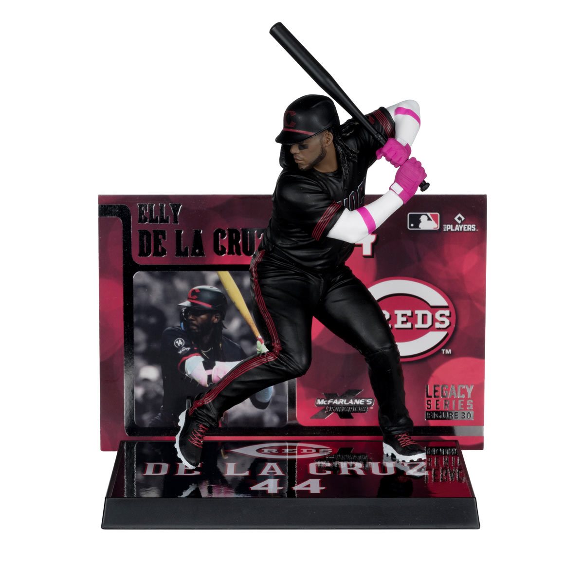 MLB SportsPicks Cincinnati Reds Elly De La Cruz City Connect Jersey 7-Inch Posed Figure