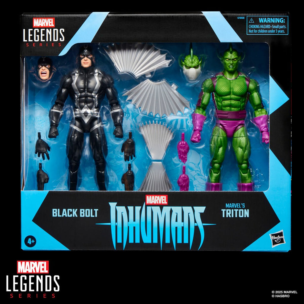 Inhumans Marvel Legends Black Bolt & Marvel’s Triton 6-Inch Action Figures 2-Pack