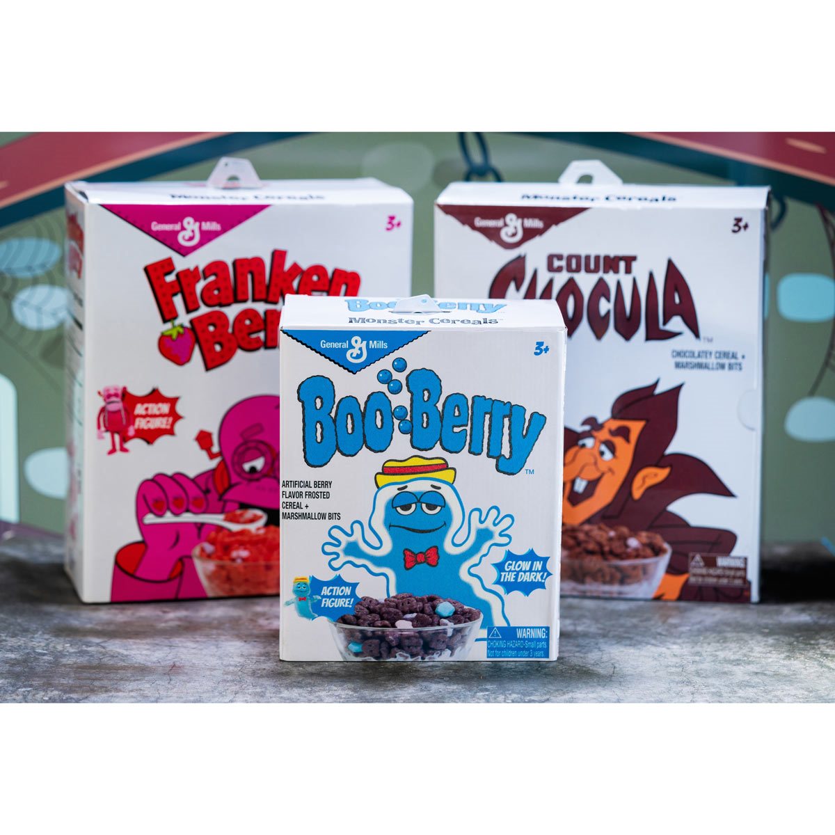 General Mills Boo Berry 6-Inch Scale Glow-in-the-Dark Action Figure