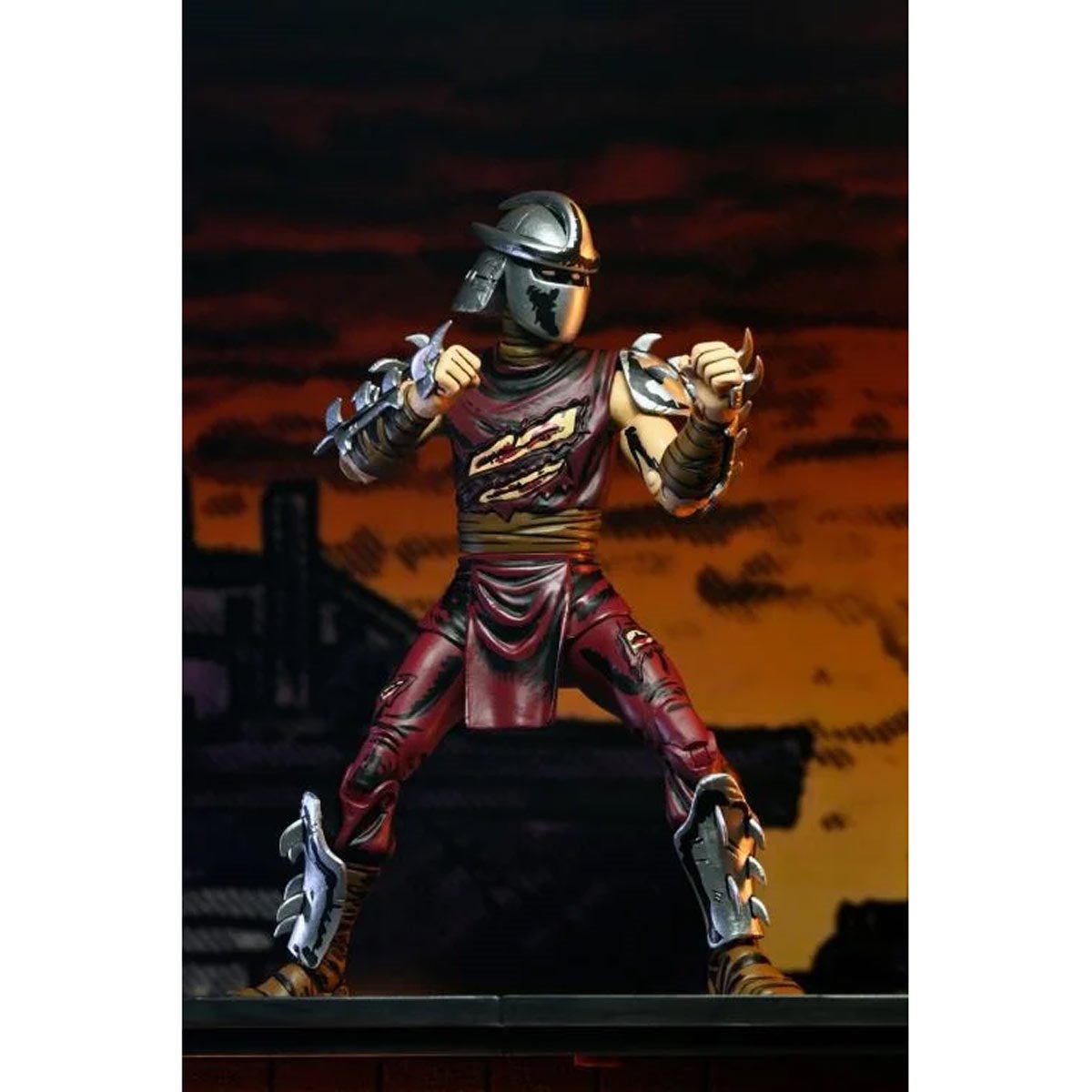Teenage Mutant Ninja Turtles Mirage Comics Battle Damaged Shredder Classic Colors 7-Inch Scale Action Figure