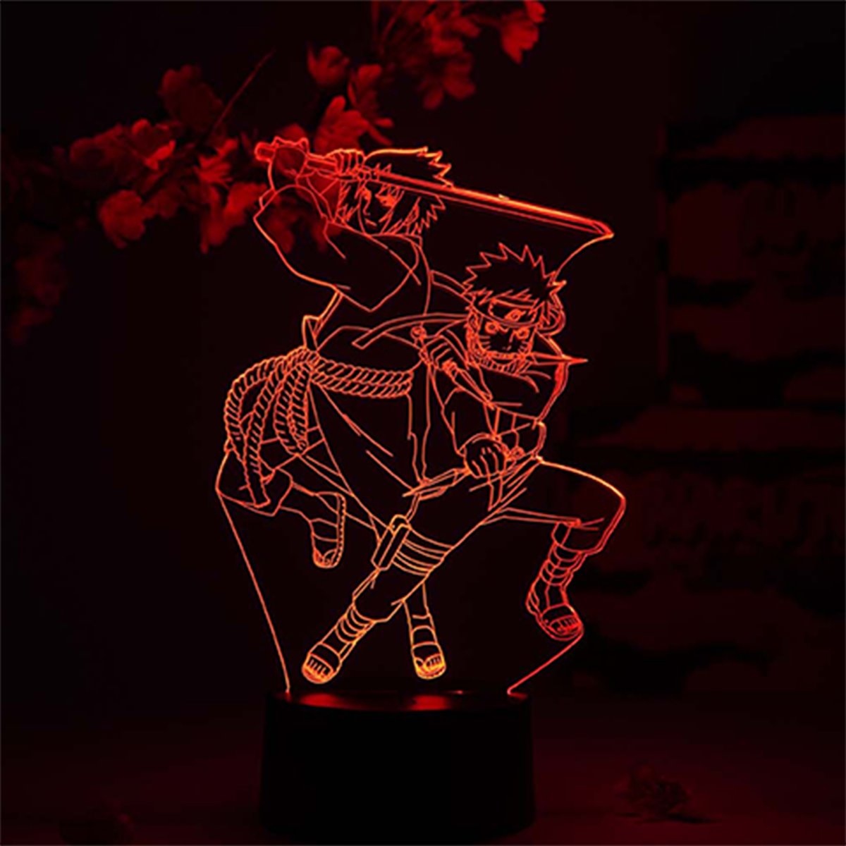 Naruto: Shippuden Naruto and Sasuke Otaku Lamp