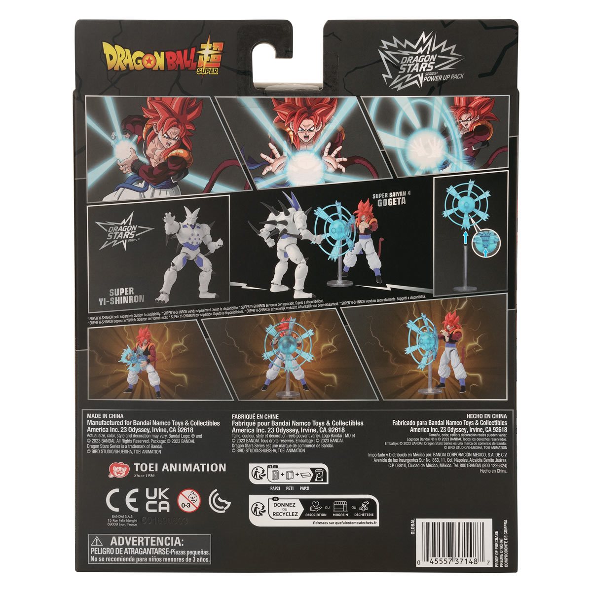 Dragon Ball Super Dragon Stars Power-Up Pack Super Saiyan 4 Gogeta Action Figure