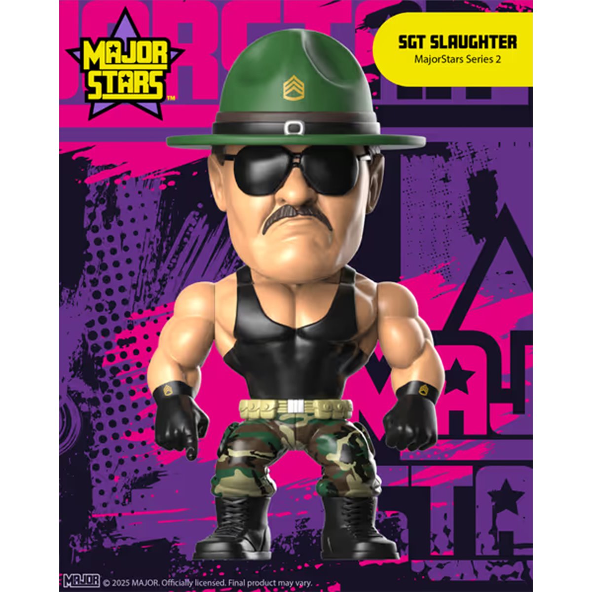 Major Stars Sgt. Slaughter 4-Inch Vinyl Figure