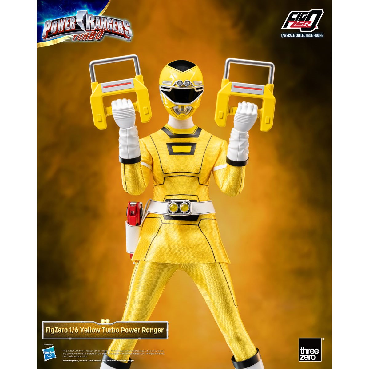 Power Rangers Turbo Yellow Turbo Power Ranger FigZero 1:6 Scale Action Figure