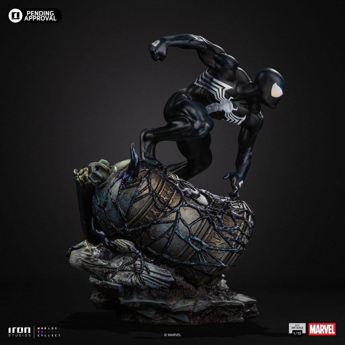 Spider-Man Black Suit Battle Diorama Series 1:10 Art Scale Limited Edition Statue