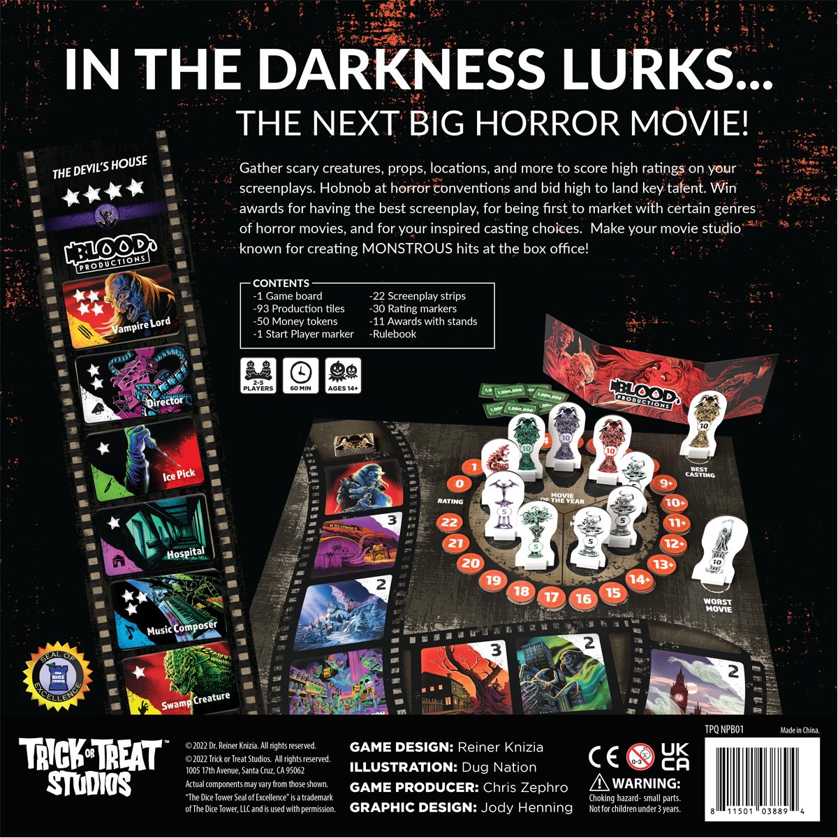 Nightmare Productions Board Game