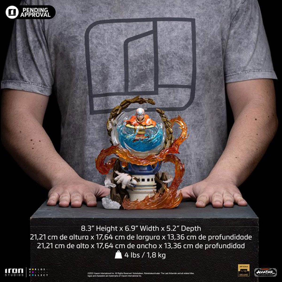 Avatar: The Last Airbender Aang Deluxe 1:10 Art Scale Limited Edition Statue